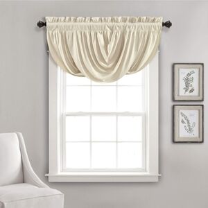 Lush decor waterfall valance neutral 42 by 18